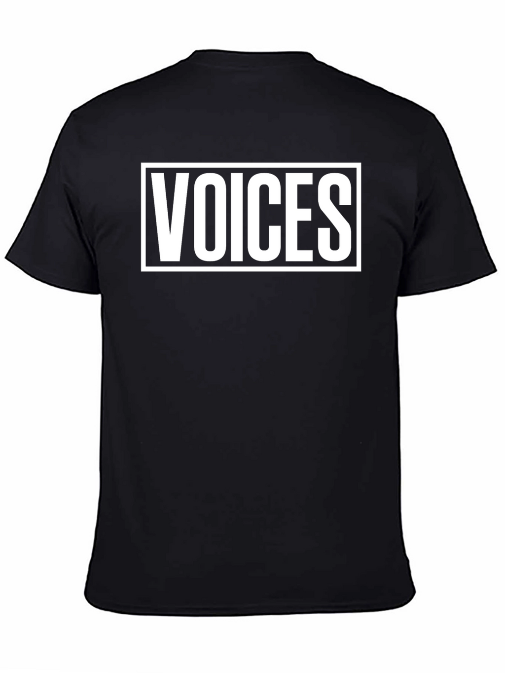 Voices Graphic Tee - Unisex Black T-Shirt
