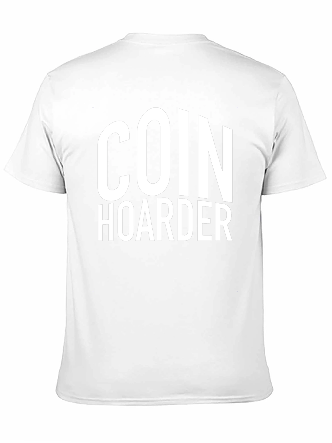 Coin Hoarder Graphic Tee - Black Crew Neck