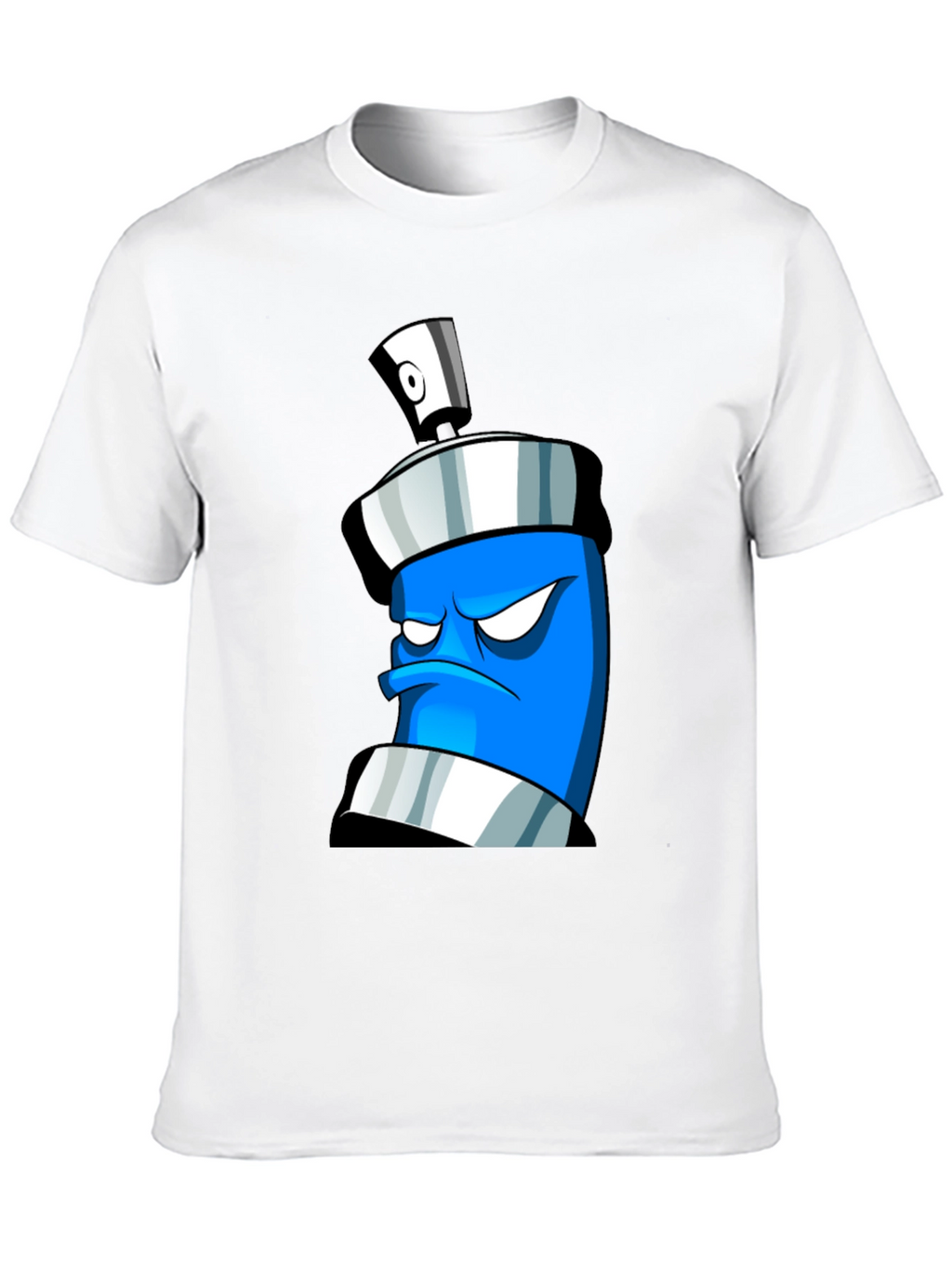 Angry Spray Can Graphic T-Shirt