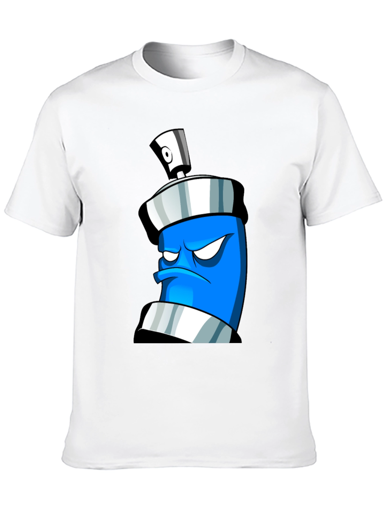 Angry Spray Can Graphic T-Shirt