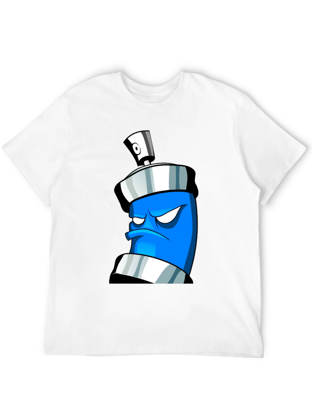 Angry Spray Can Graphic T-Shirt