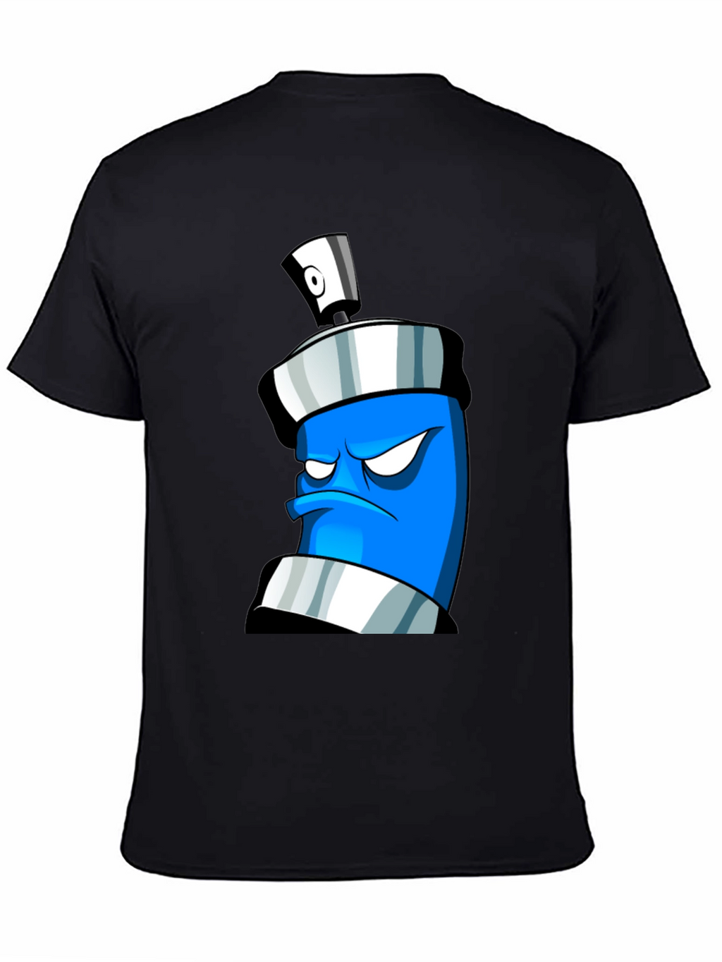 Angry Spray Can Graphic T-Shirt