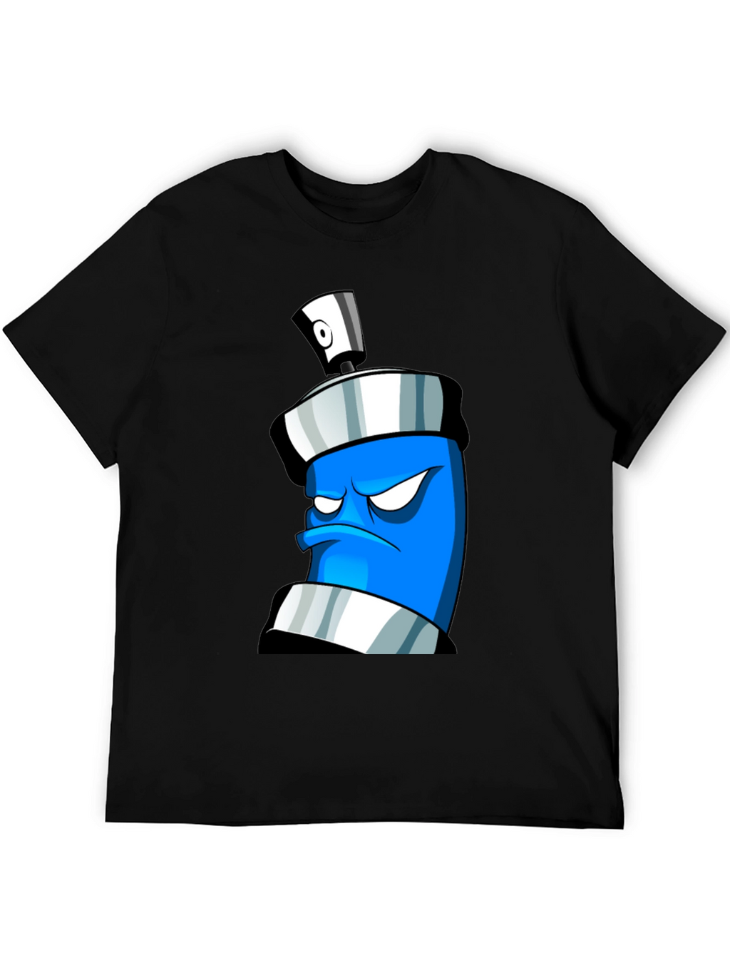 Angry Spray Can Graphic T-Shirt
