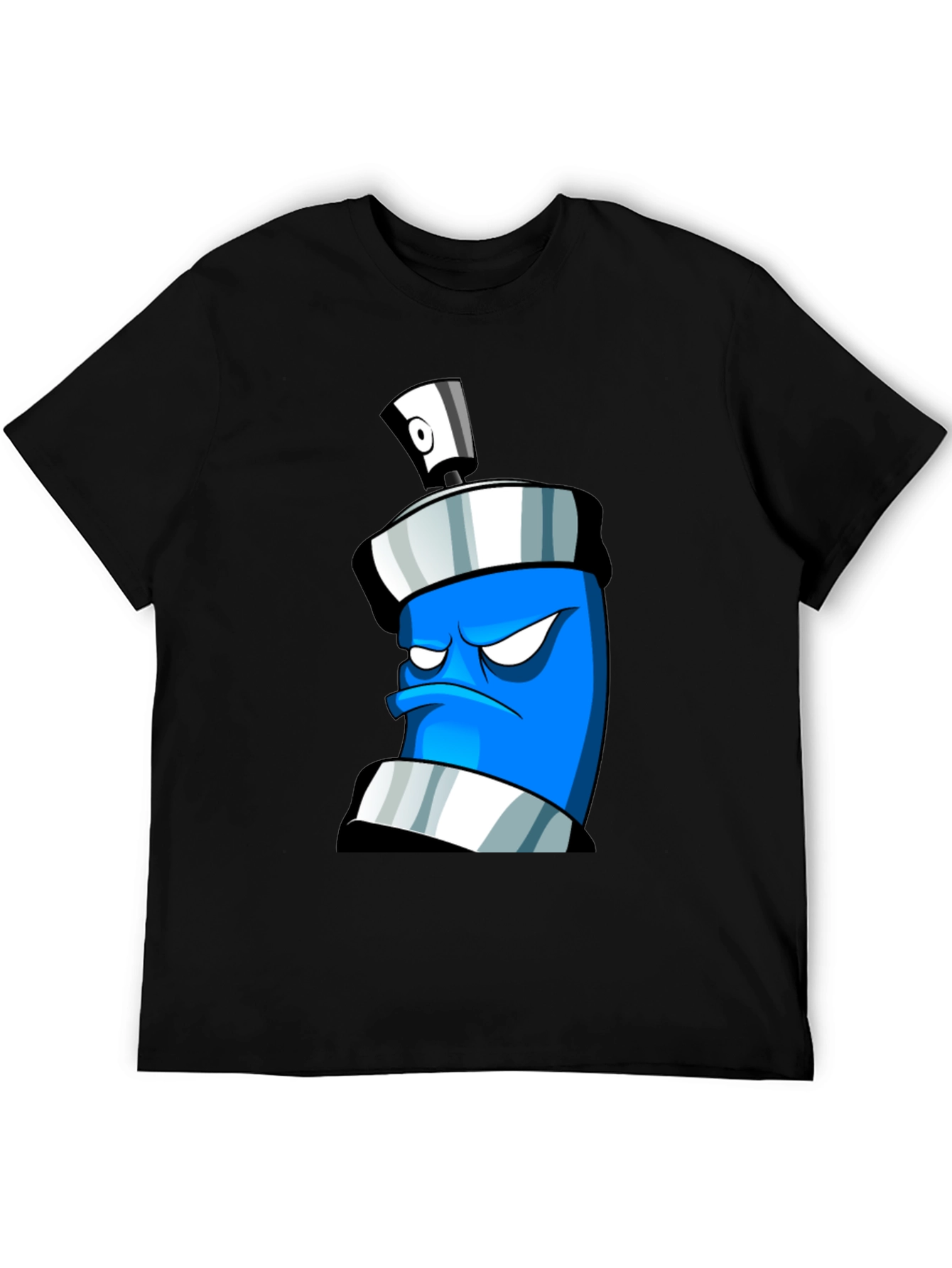 Angry Spray Can Graphic T-Shirt