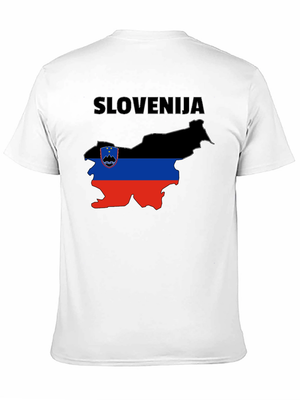 Slovenia Flag Map T-Shirt