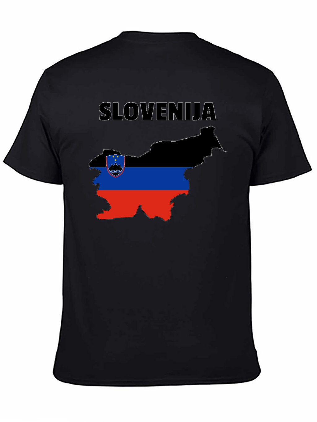 Slovenia Flag Map T-Shirt