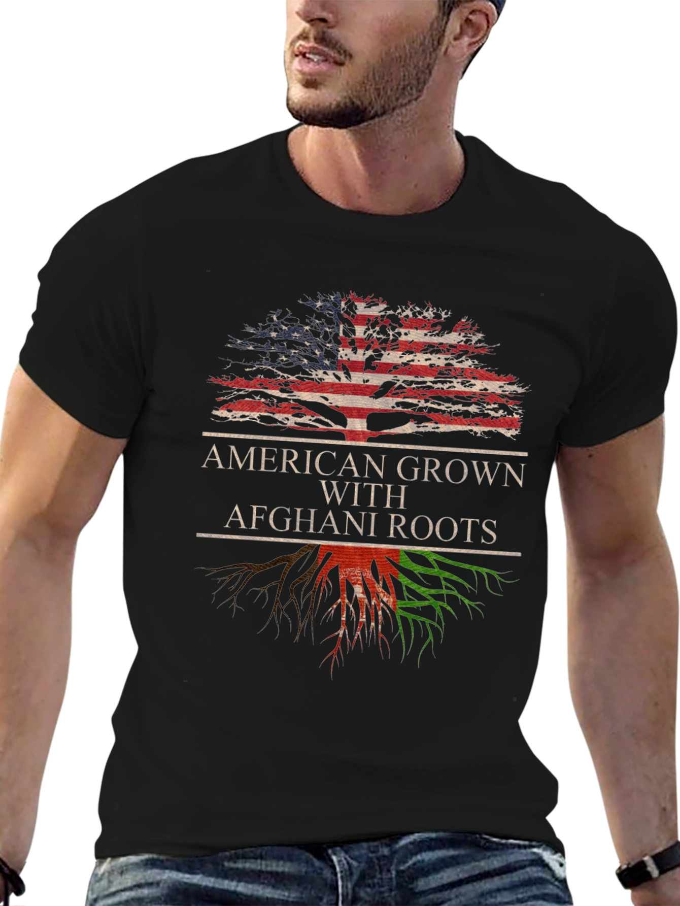 American Grown with Afghani Roots T-Shirt