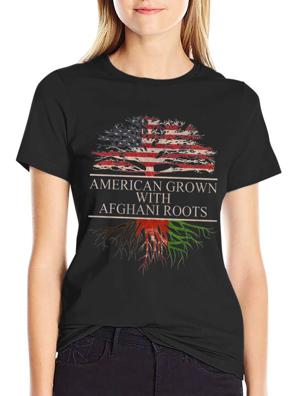 American Grown with Afghani Roots T-Shirt