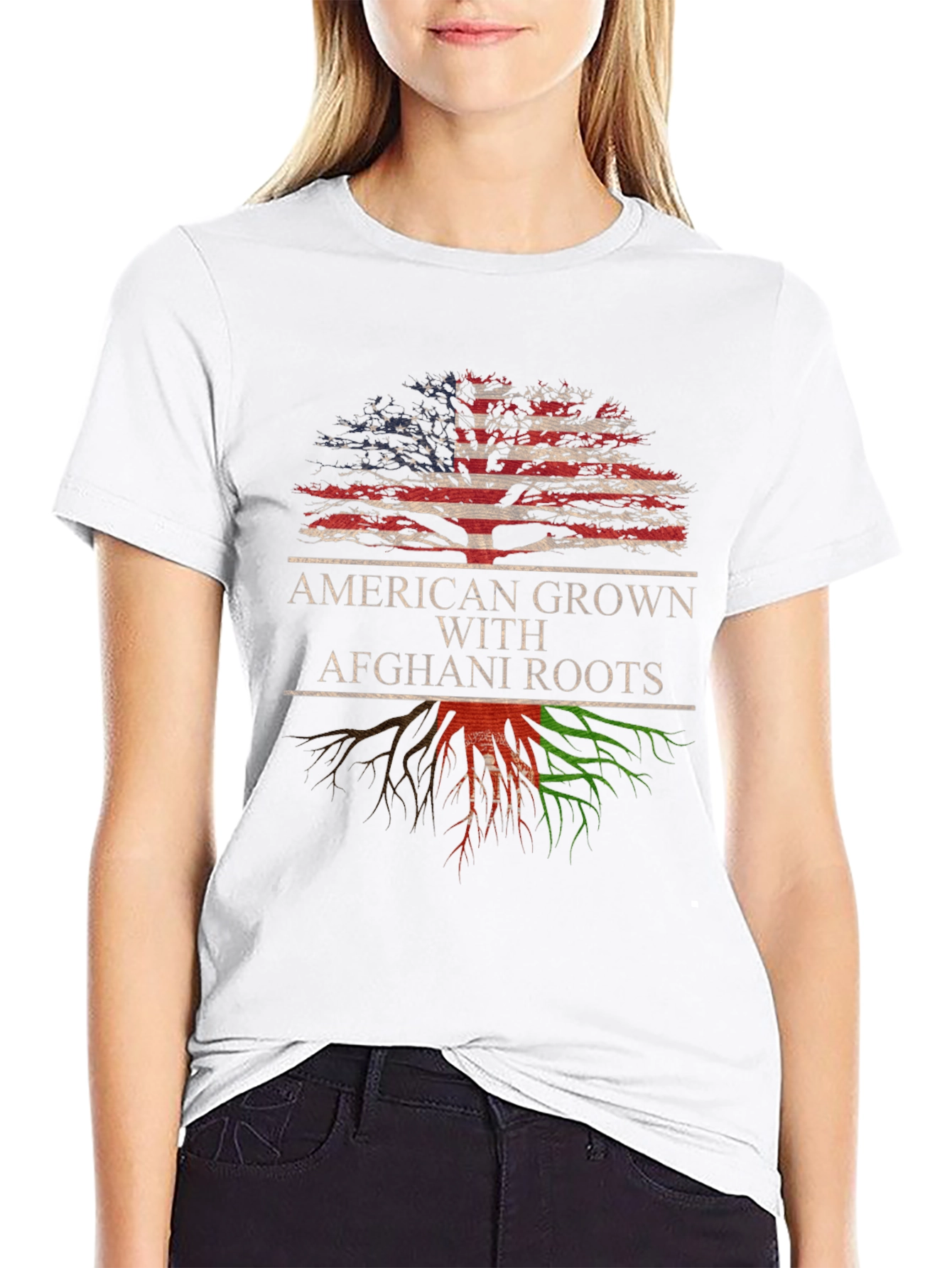 American Grown with Afghani Roots T-Shirt
