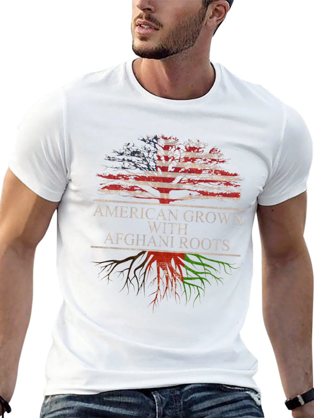 American Grown with Afghani Roots T-Shirt