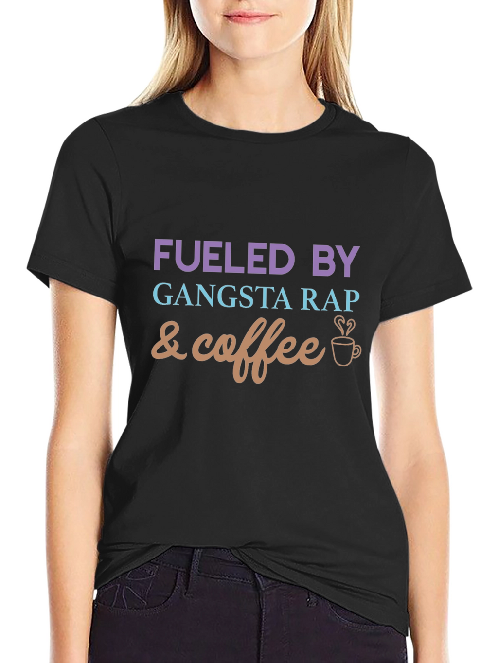 Fueled By Gangsta Rap and Coffee Graphic Tee