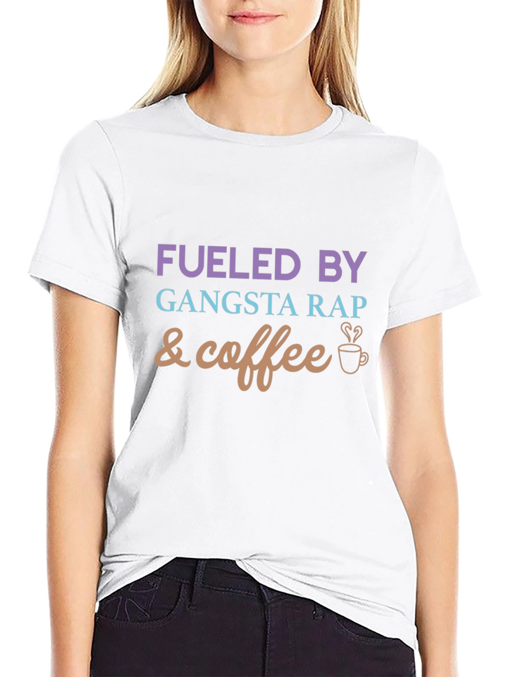 Fueled By Gangsta Rap and Coffee Graphic Tee