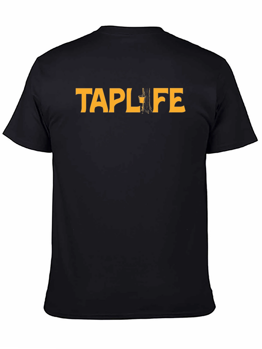TAPLIFE Graphic Tee - Black Short Sleeve Shirt
