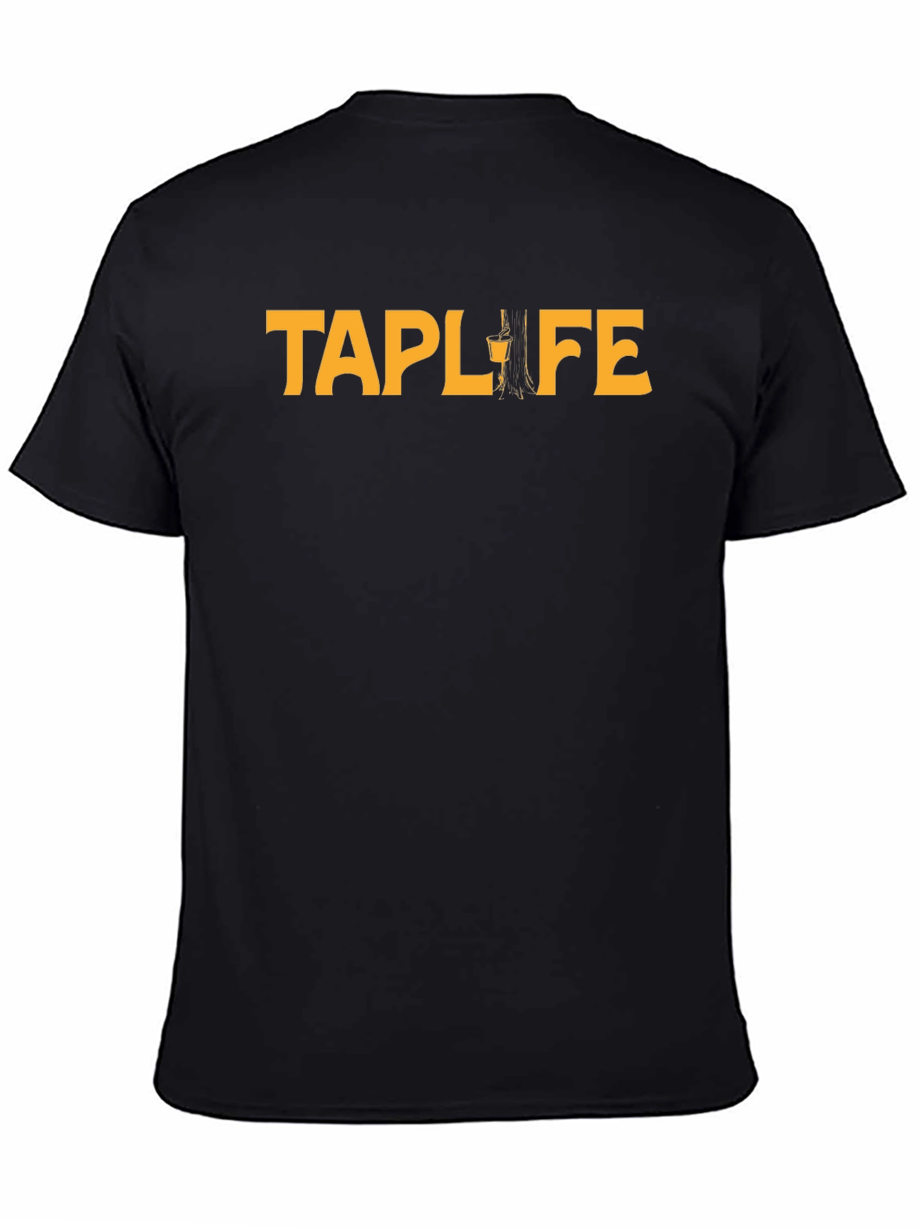TAPLIFE Graphic Tee - Black Short Sleeve Shirt