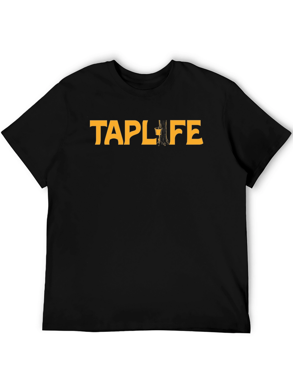 TAPLIFE Graphic Tee - Black Short Sleeve Shirt