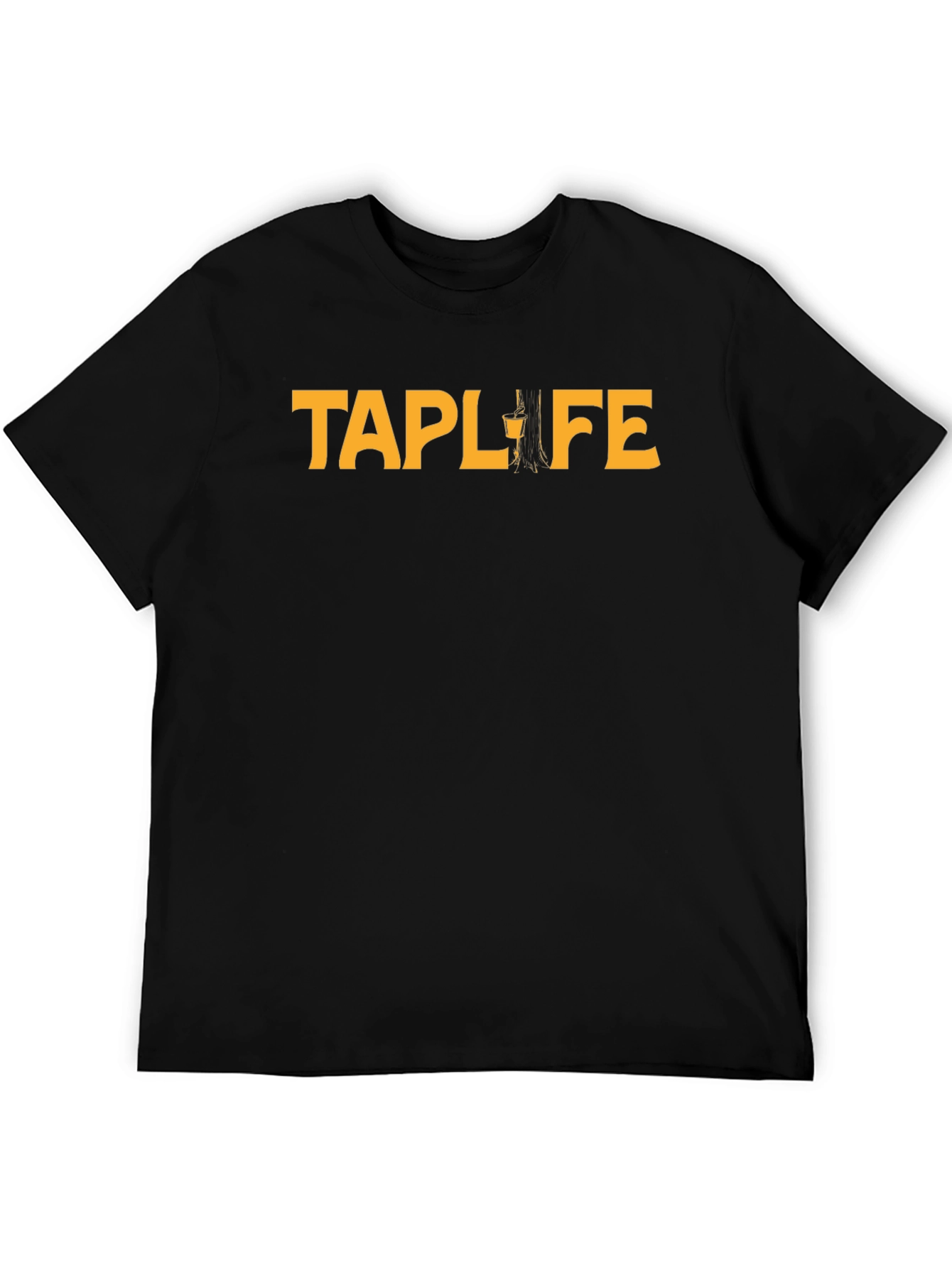 TAPLIFE Graphic Tee - Black Short Sleeve Shirt