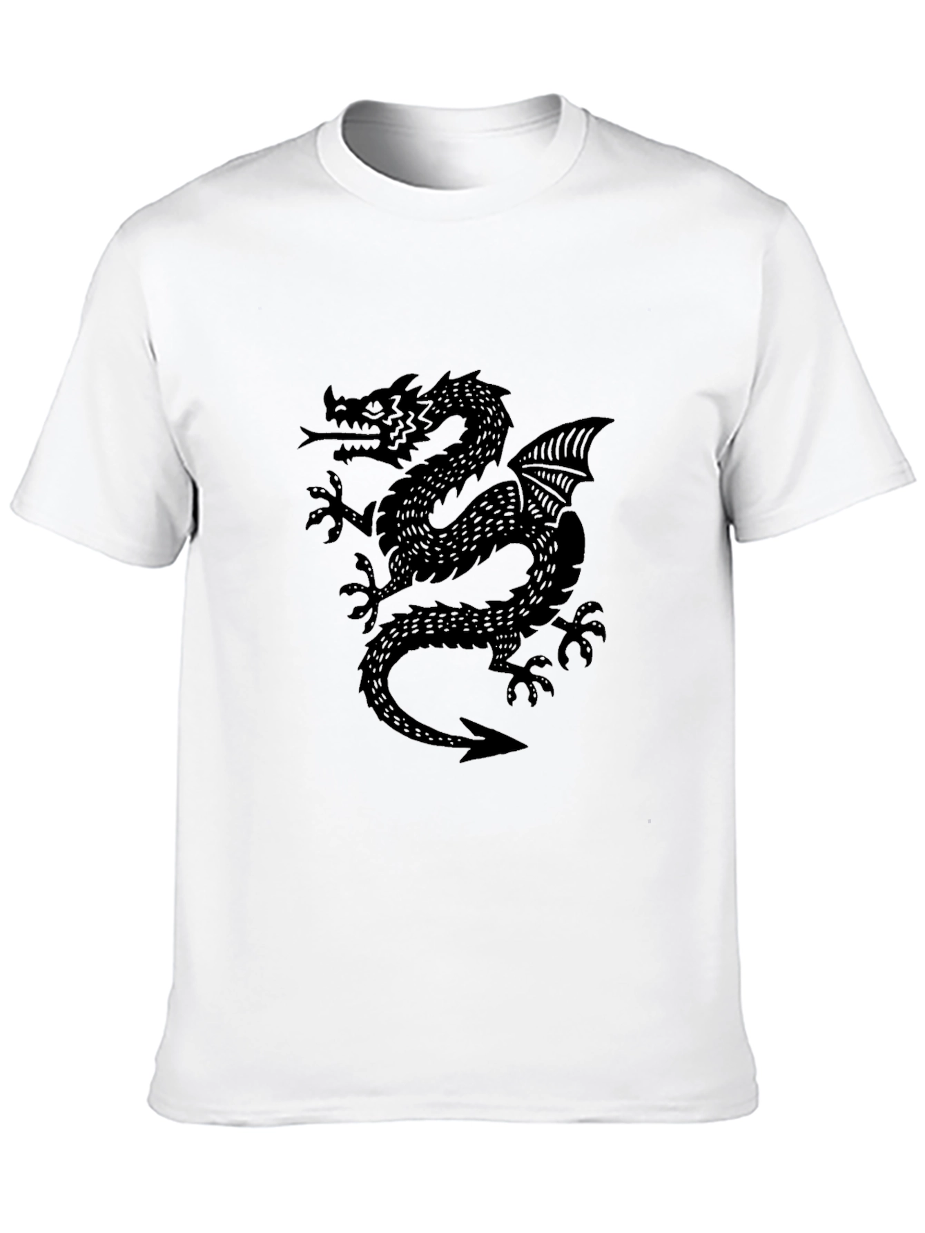 Black Dragon Graphic Tee - Mens Short Sleeve Shirt