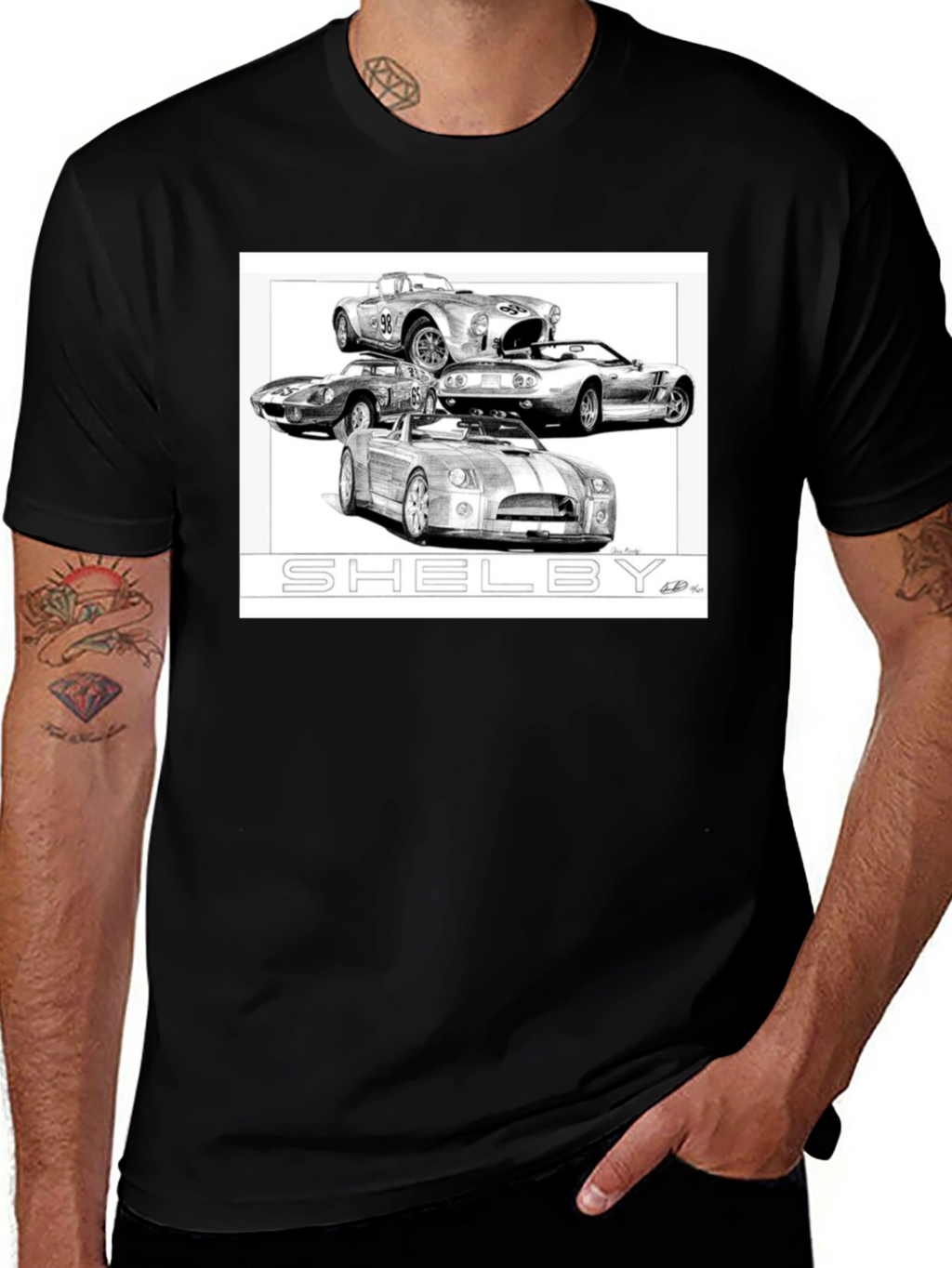 Shelby Car T-Shirt: Automotive Enthusiast Apparel