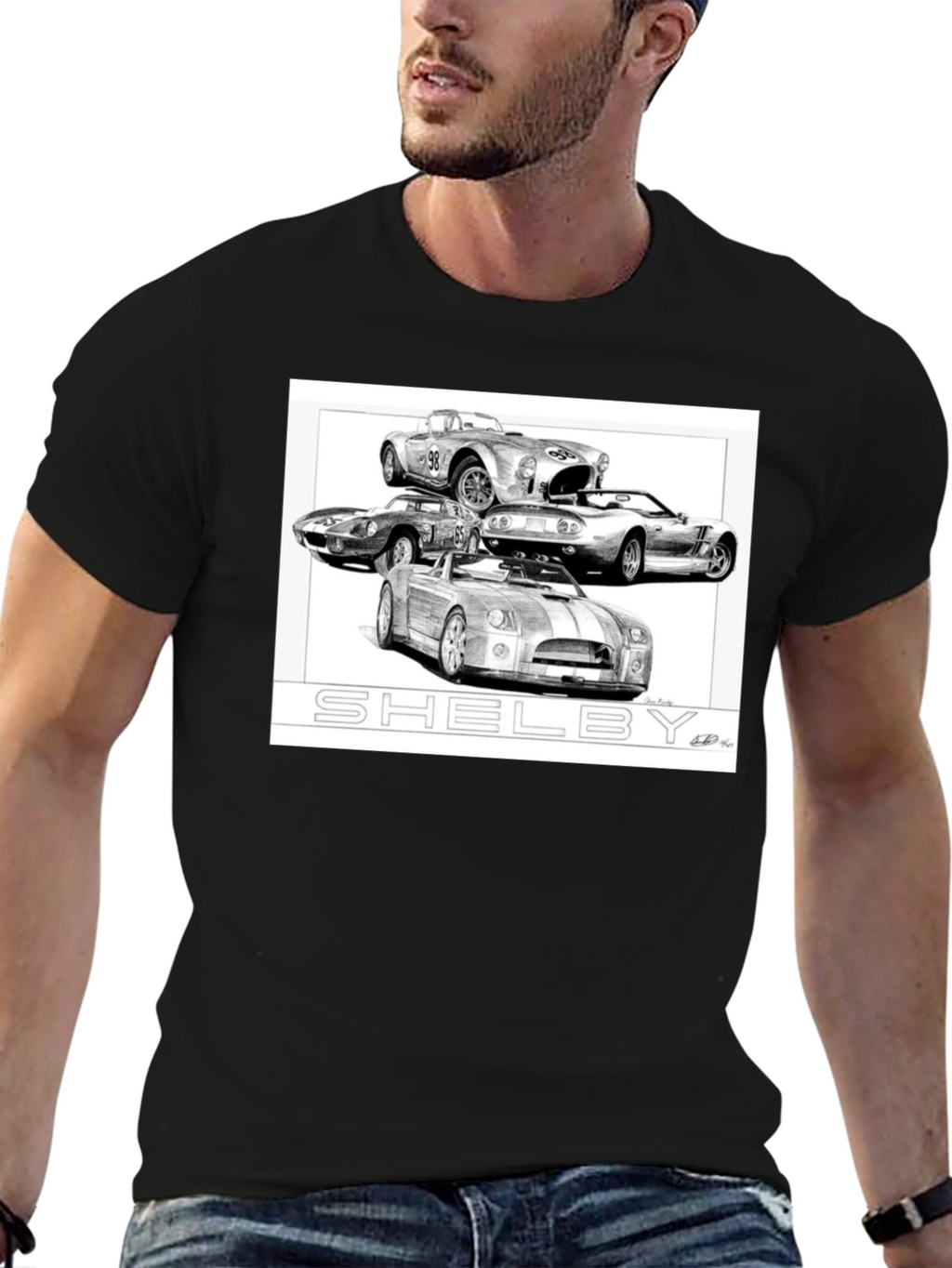Shelby Car T-Shirt: Automotive Enthusiast Apparel
