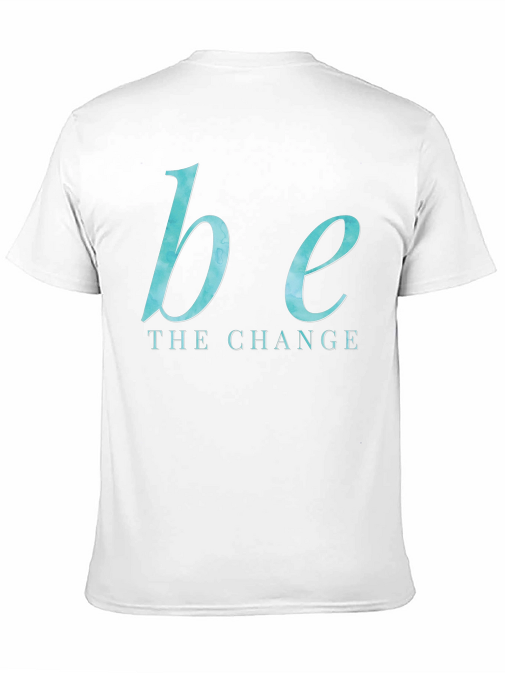 Be the Change Graphic Tee - Black Cotton Blend