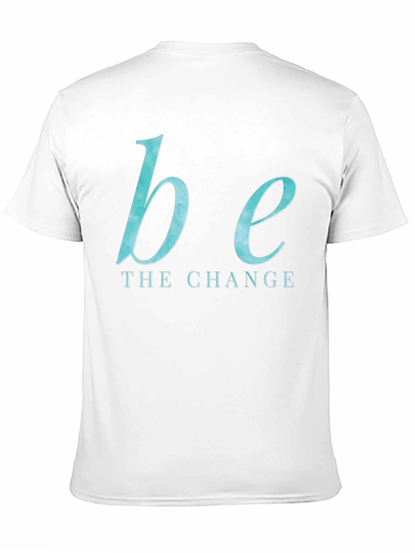 Be the Change Graphic Tee - Black Cotton Blend