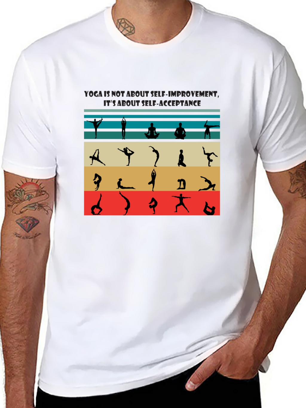 Yoga Self-Acceptance Tee - Inspirational T-Shirt