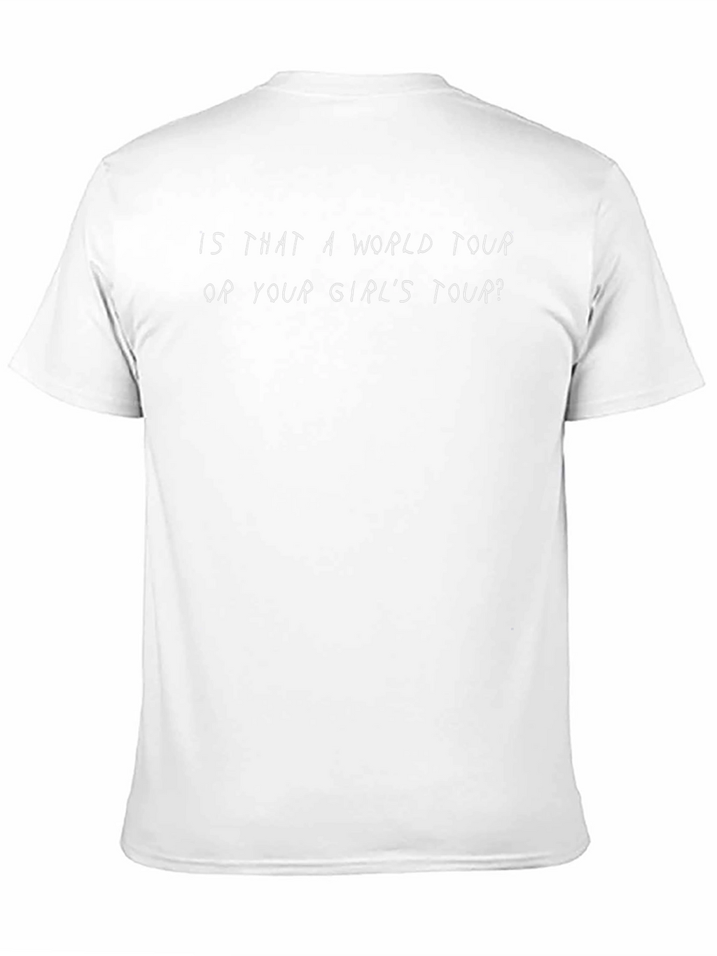 World Tour Graphic Tee - Unisex Black T-Shirt