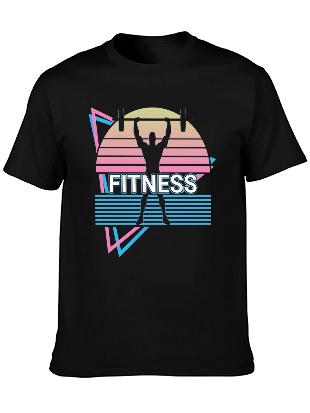 Retro Fitness T-Shirt - Gym Workout Design