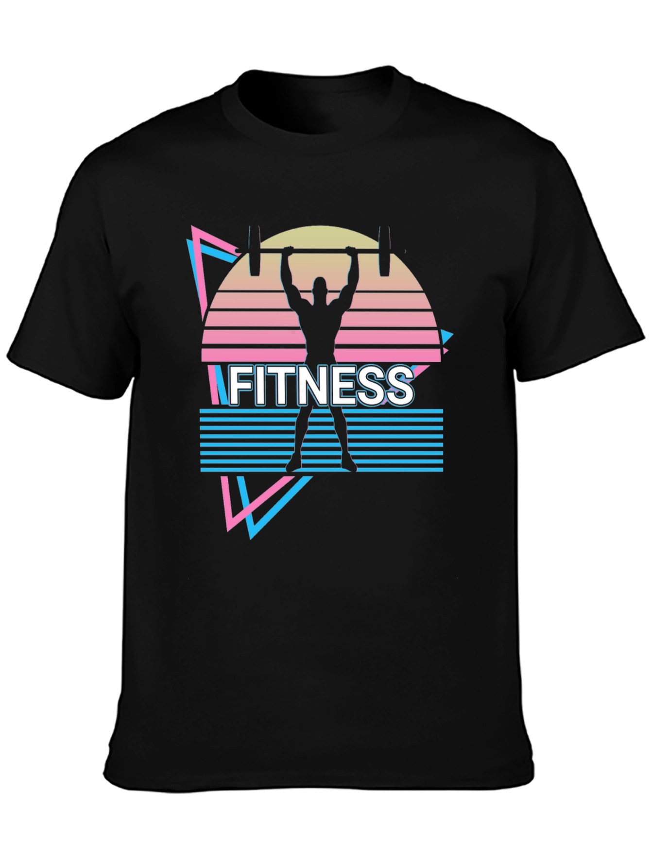 Retro Fitness T-Shirt - Gym Workout Design