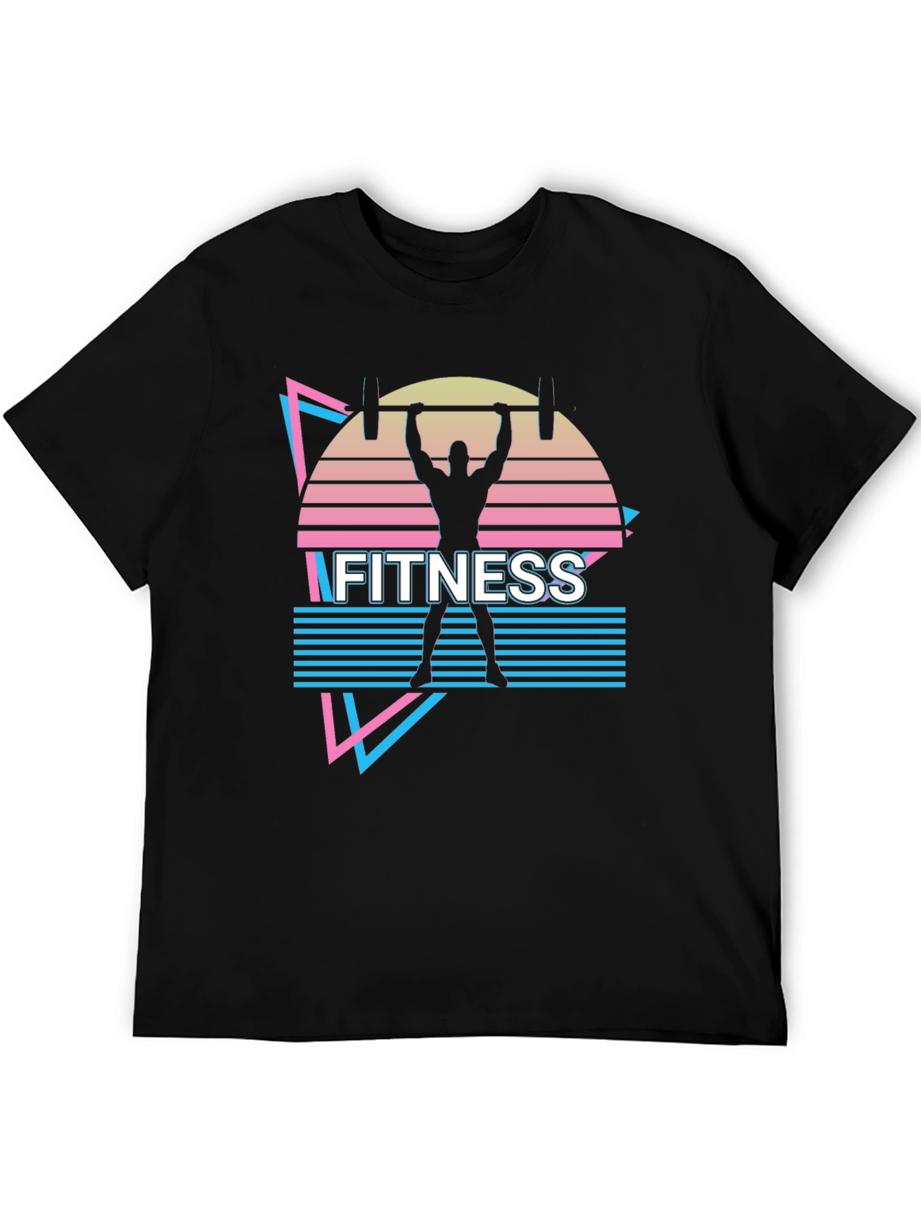 Retro Fitness T-Shirt - Gym Workout Design
