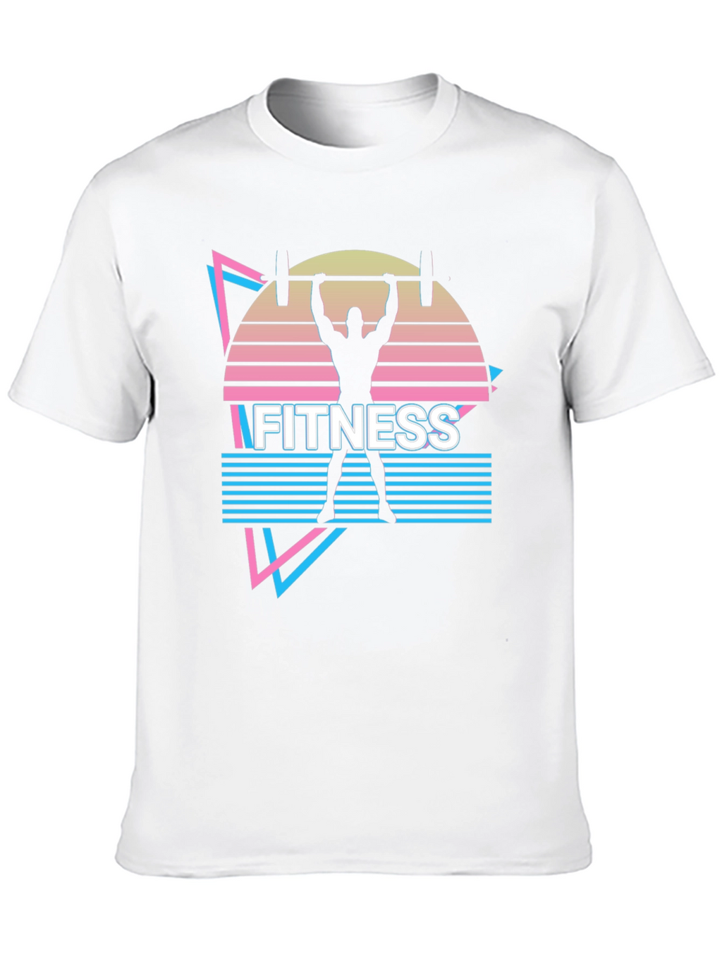 Retro Fitness T-Shirt - Gym Workout Design