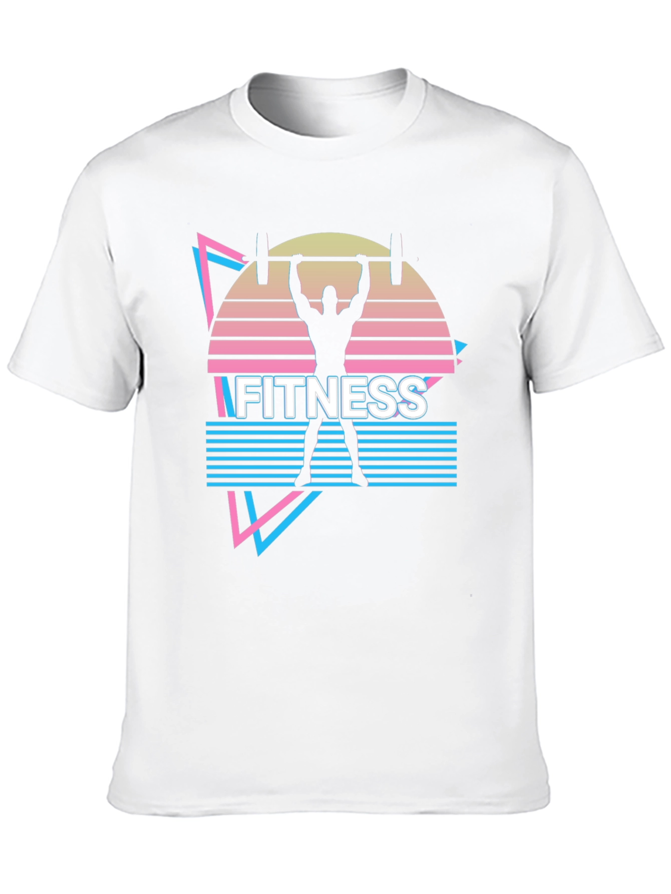 Retro Fitness T-Shirt - Gym Workout Design