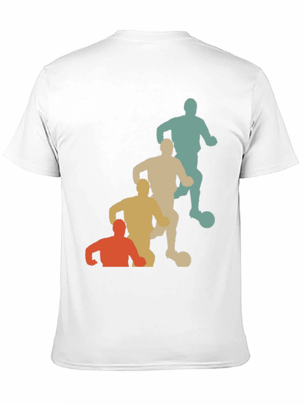 Retro Soccer Player Graphic T-Shirt