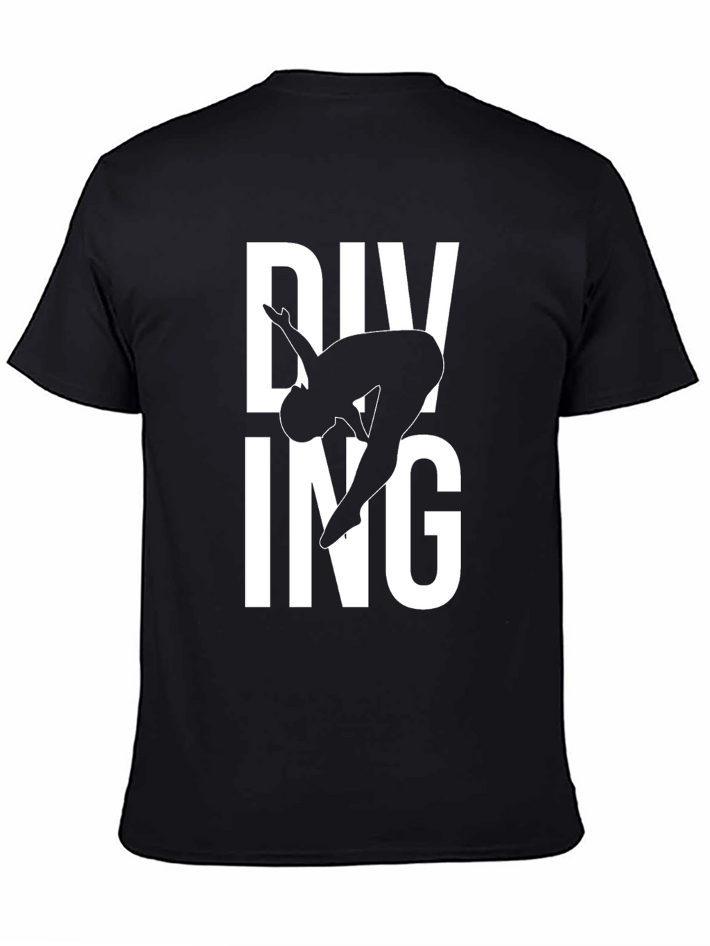 Diving T-Shirt - Cool Black Tee