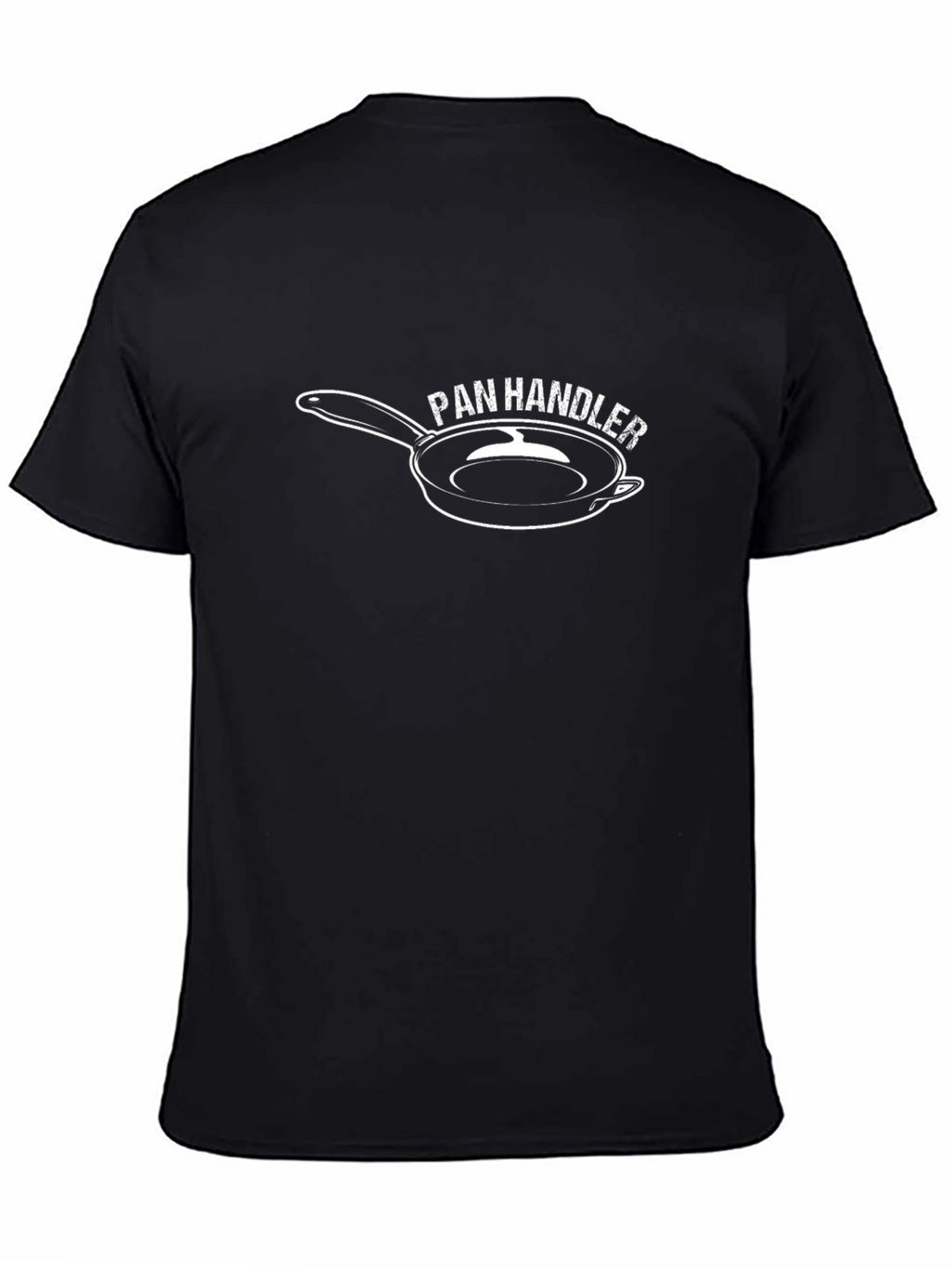 Pan Handler Graphic Tee - Black Crew Neck T-Shirt