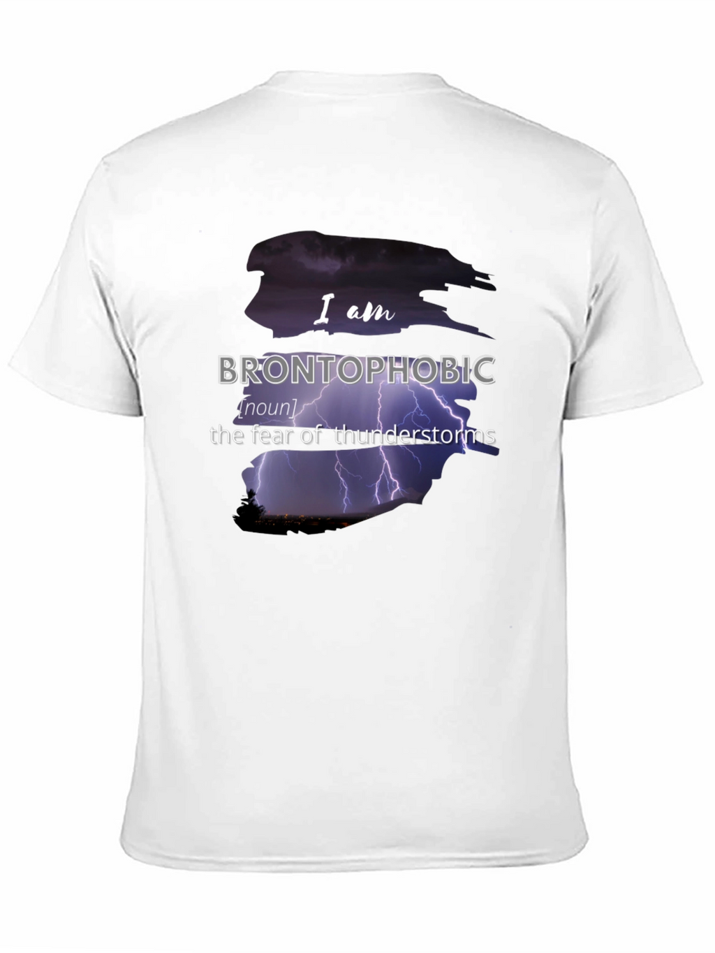 Brontophobic Thunderstorm Fear T-Shirt