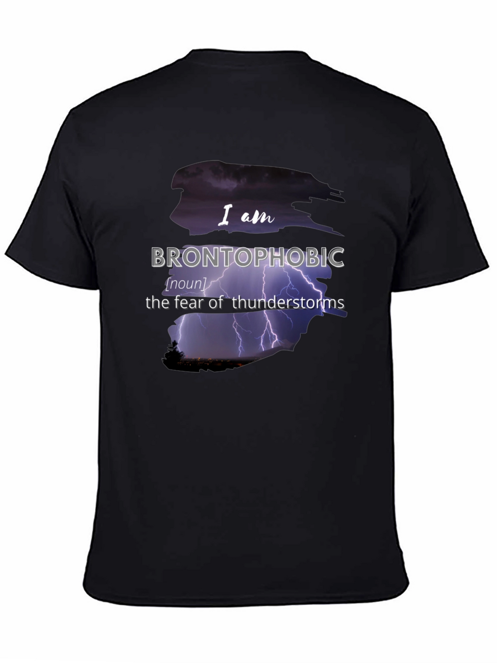 Brontophobic Thunderstorm Fear T-Shirt