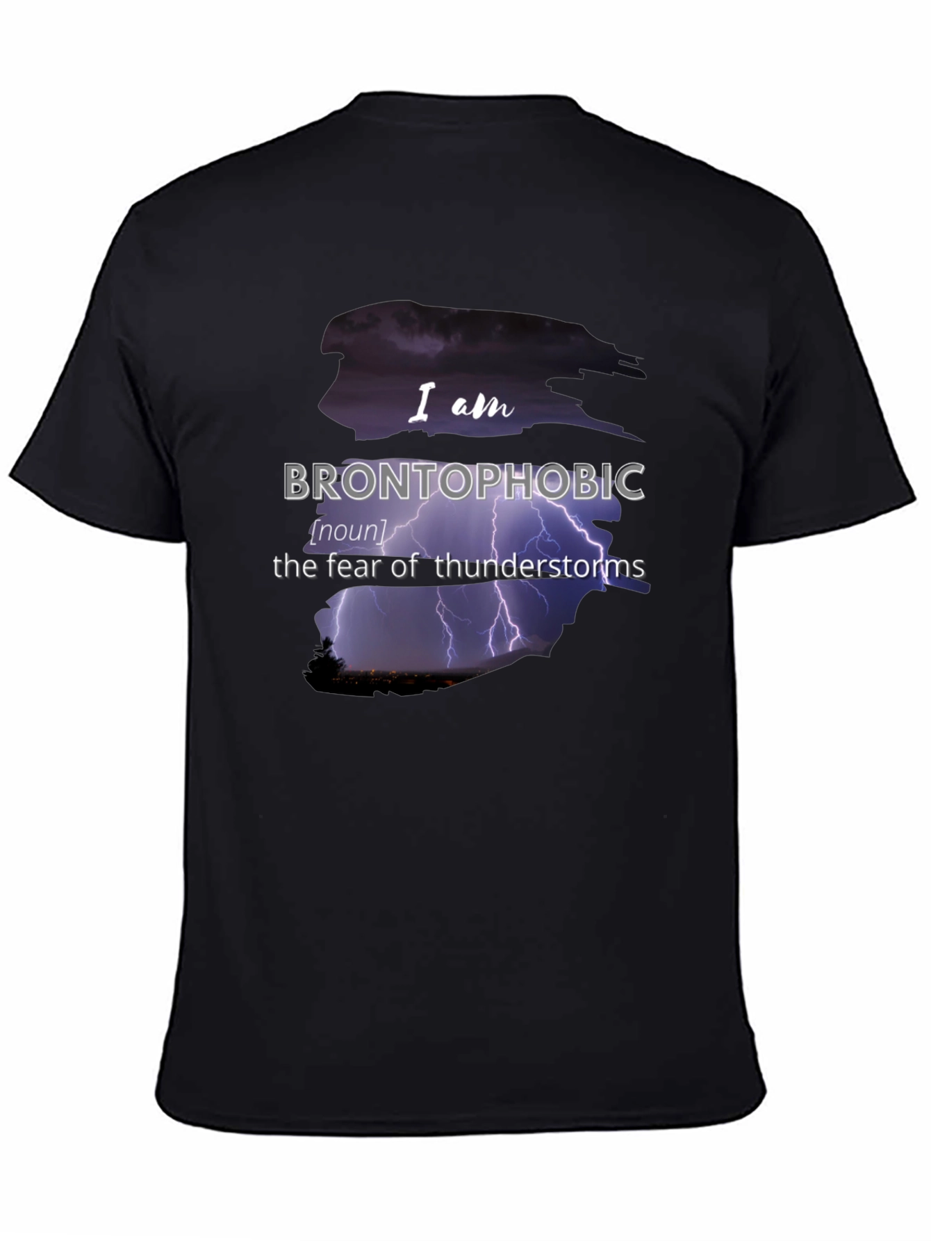 Brontophobic Thunderstorm Fear T-Shirt