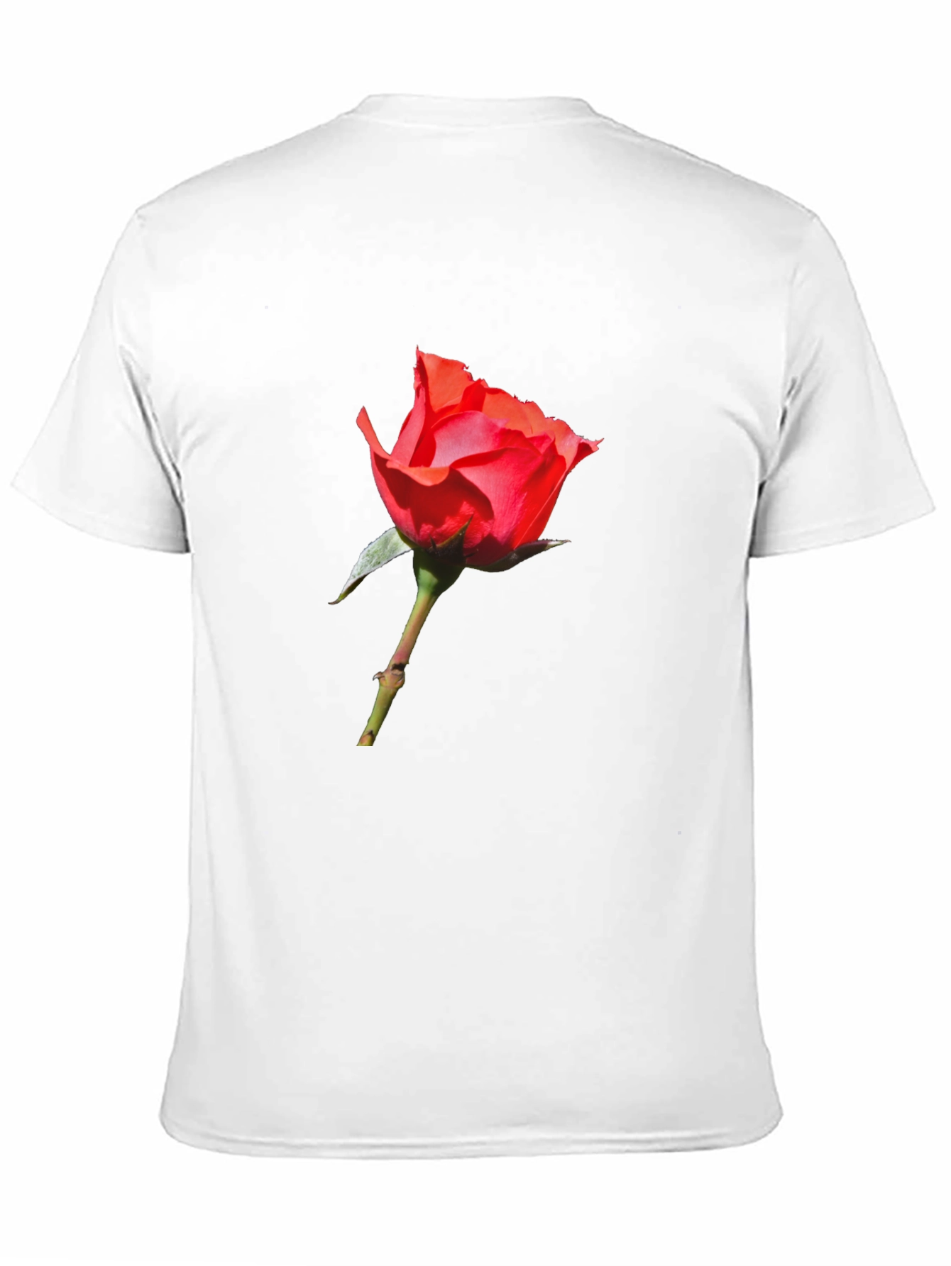 Red Rose Graphic T-Shirt - Classic Comfort