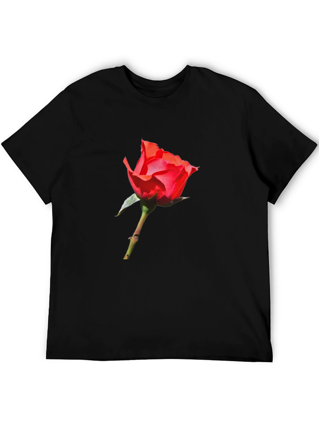 Red Rose Graphic T-Shirt - Classic Comfort