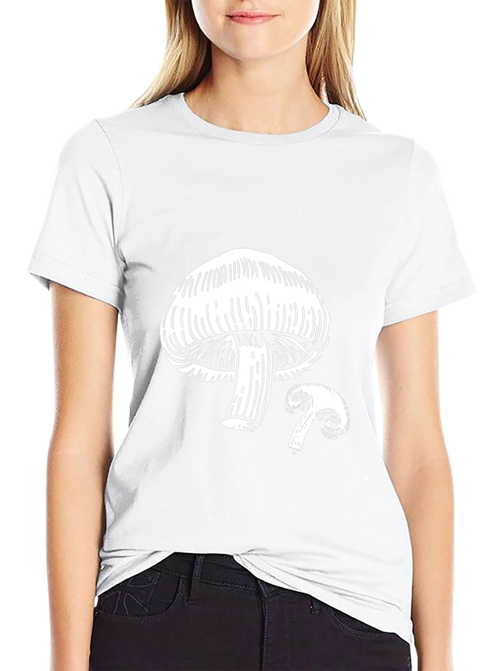 Mushroom Graphic Tee - Unique Nature Design