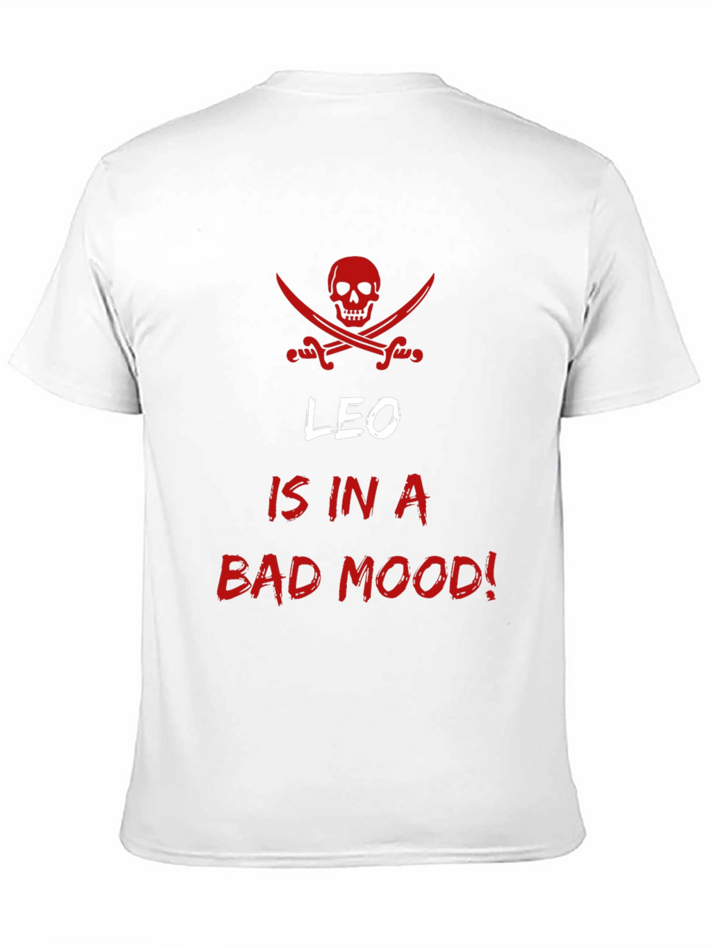 Leo Bad Mood Black T-Shirt