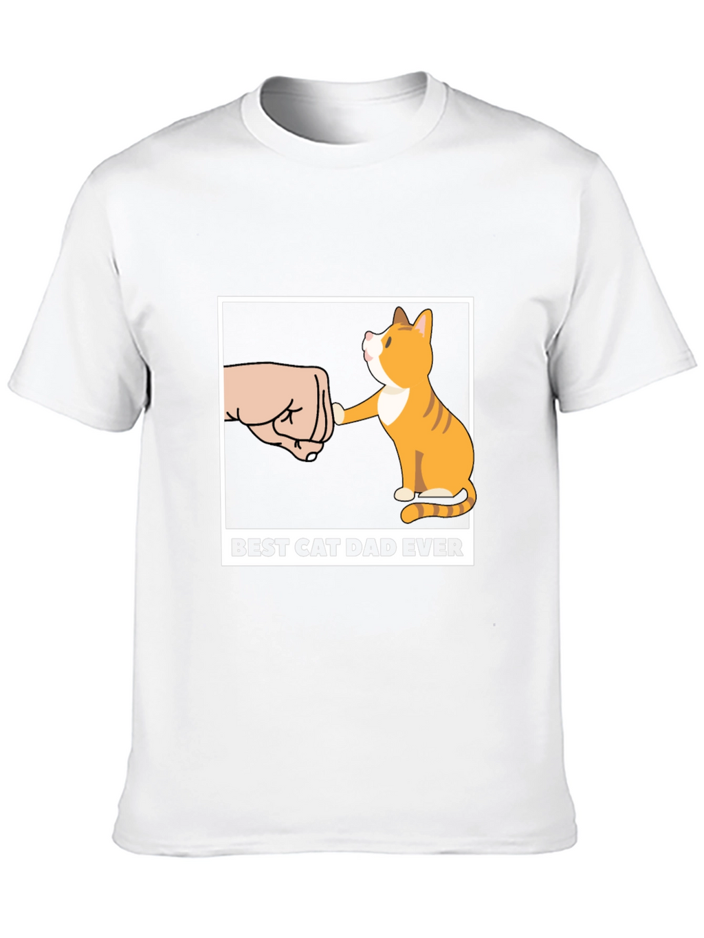 Best Cat Dad Ever T-Shirt Novelty Cat Lover Tee