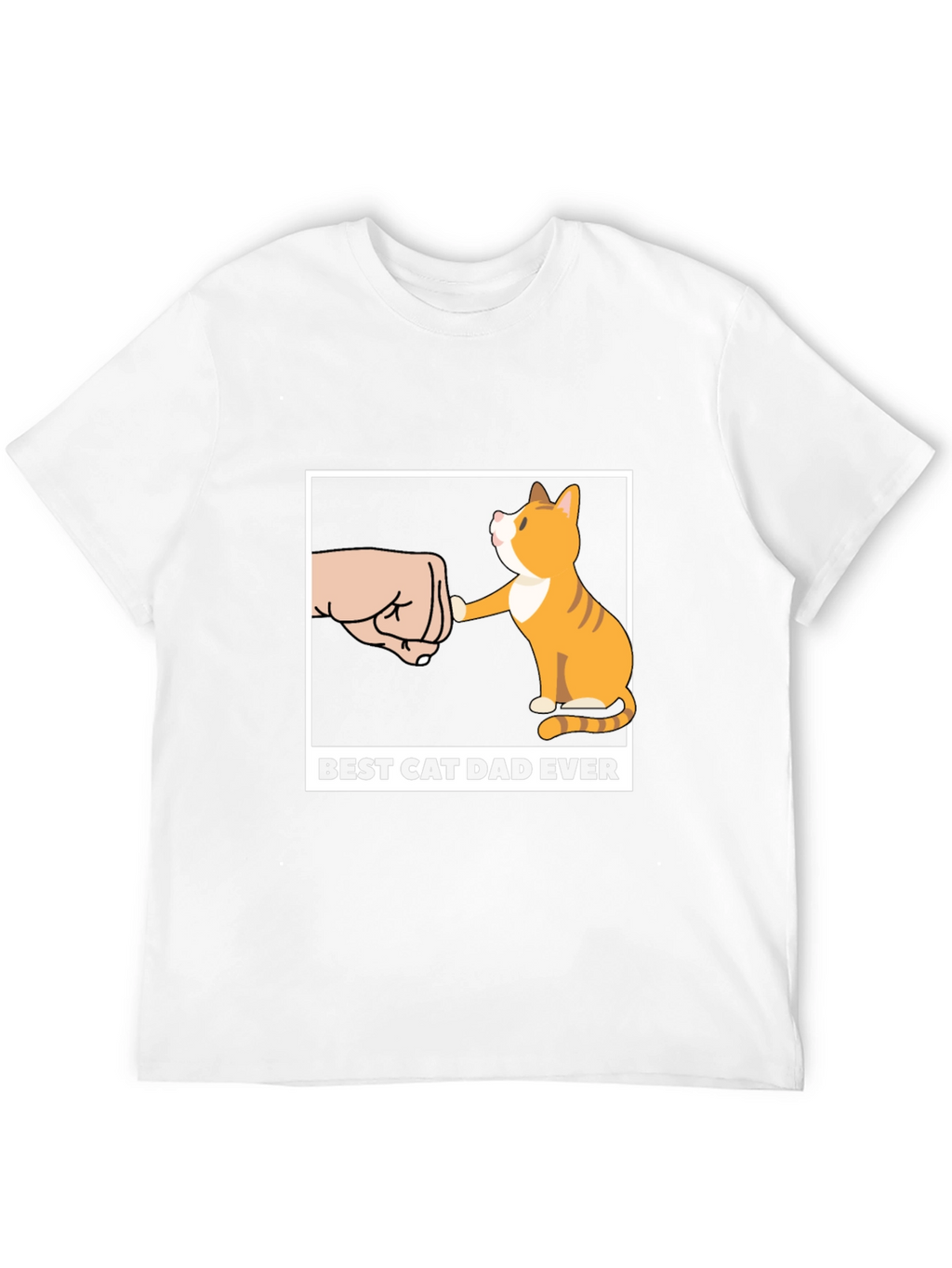 Best Cat Dad Ever T-Shirt Novelty Cat Lover Tee