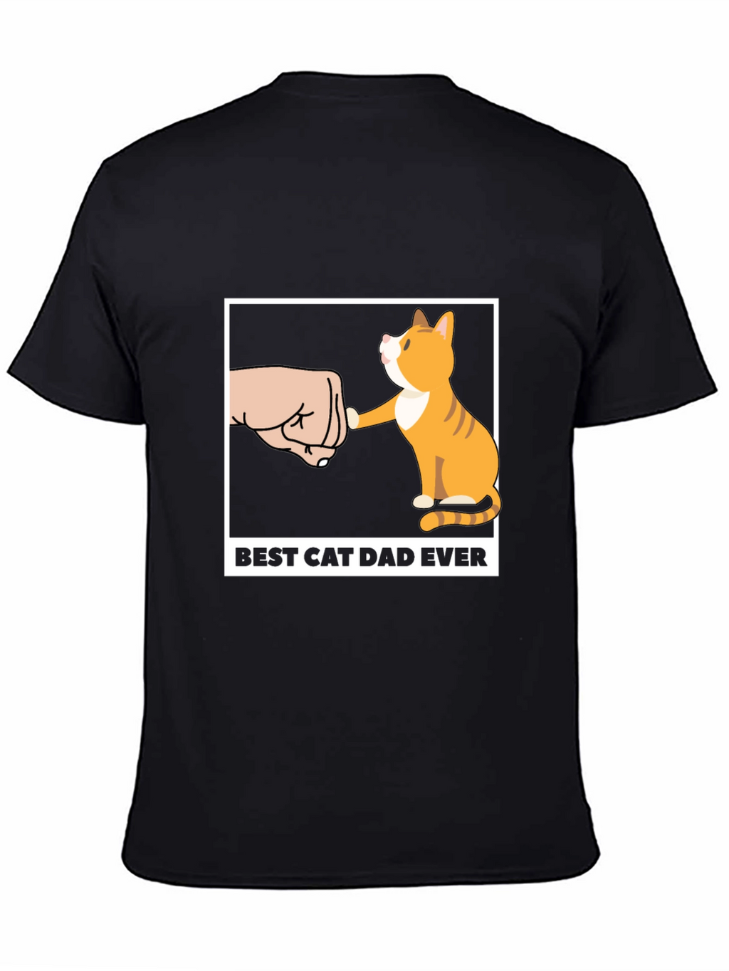 Best Cat Dad Ever T-Shirt Novelty Cat Lover Tee