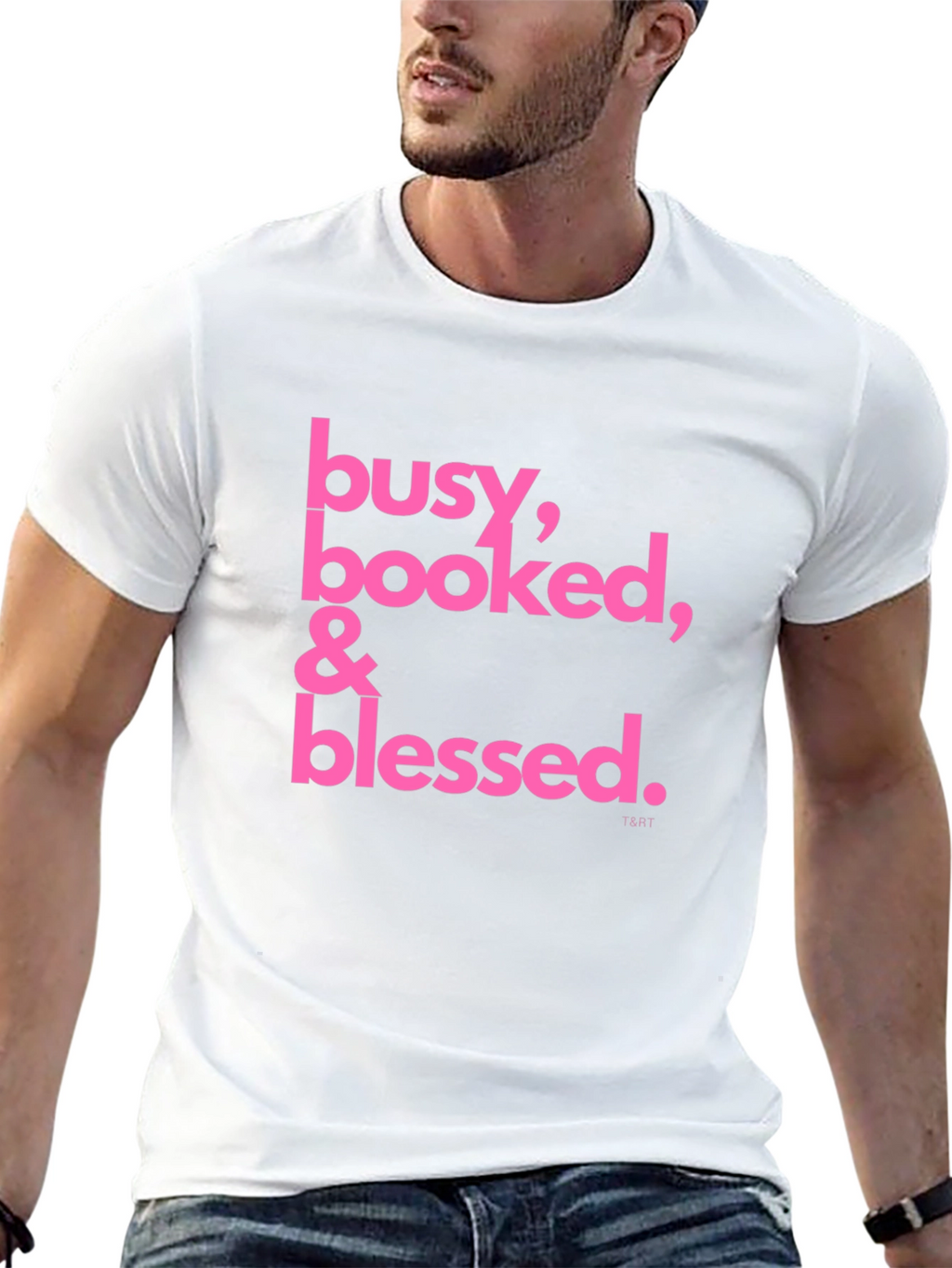 Busy Booked & Blessed Black T-Shirt