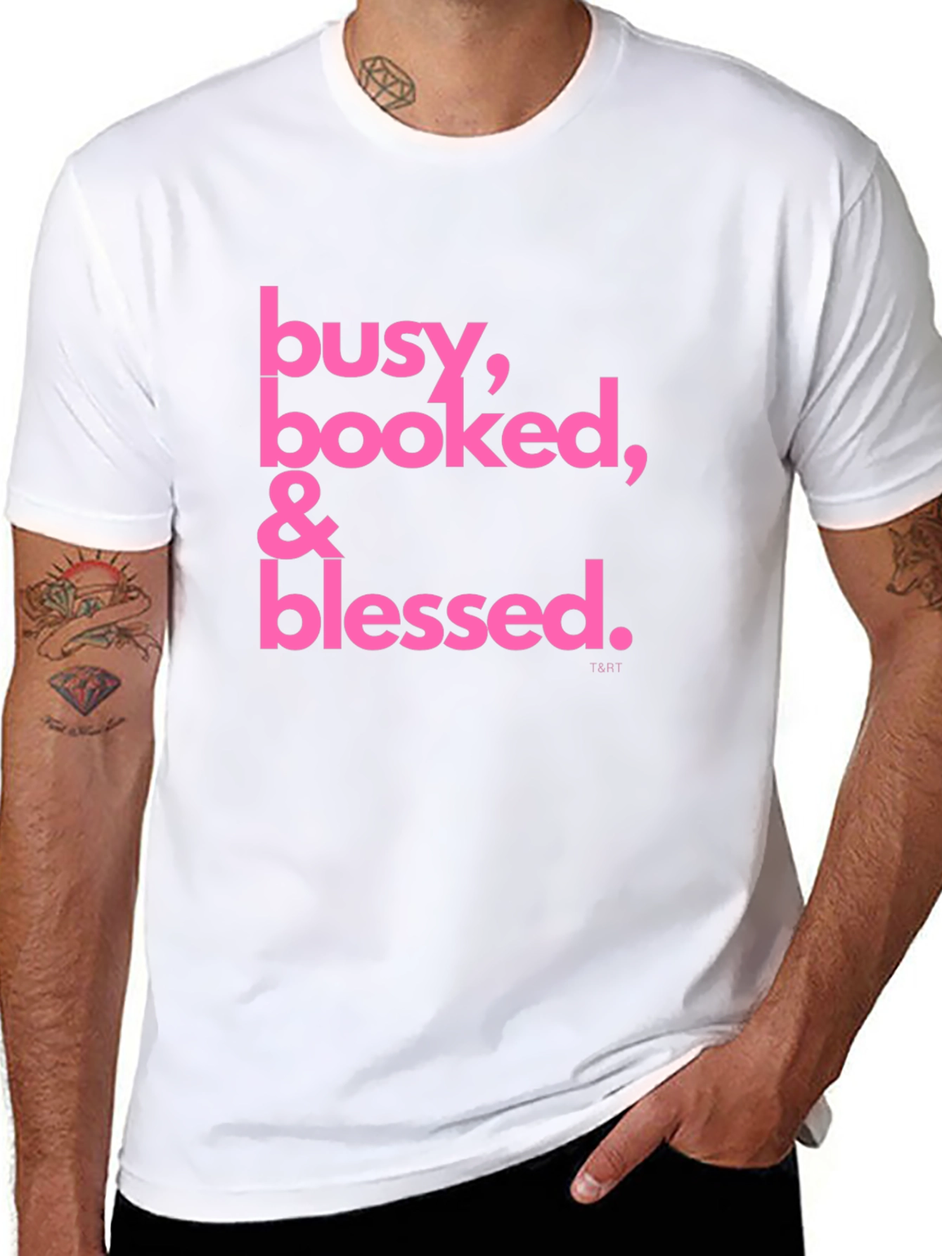 Busy Booked & Blessed Black T-Shirt