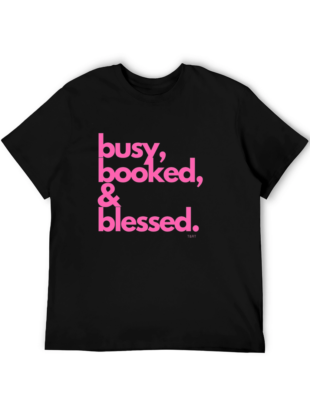 Busy Booked & Blessed Black T-Shirt