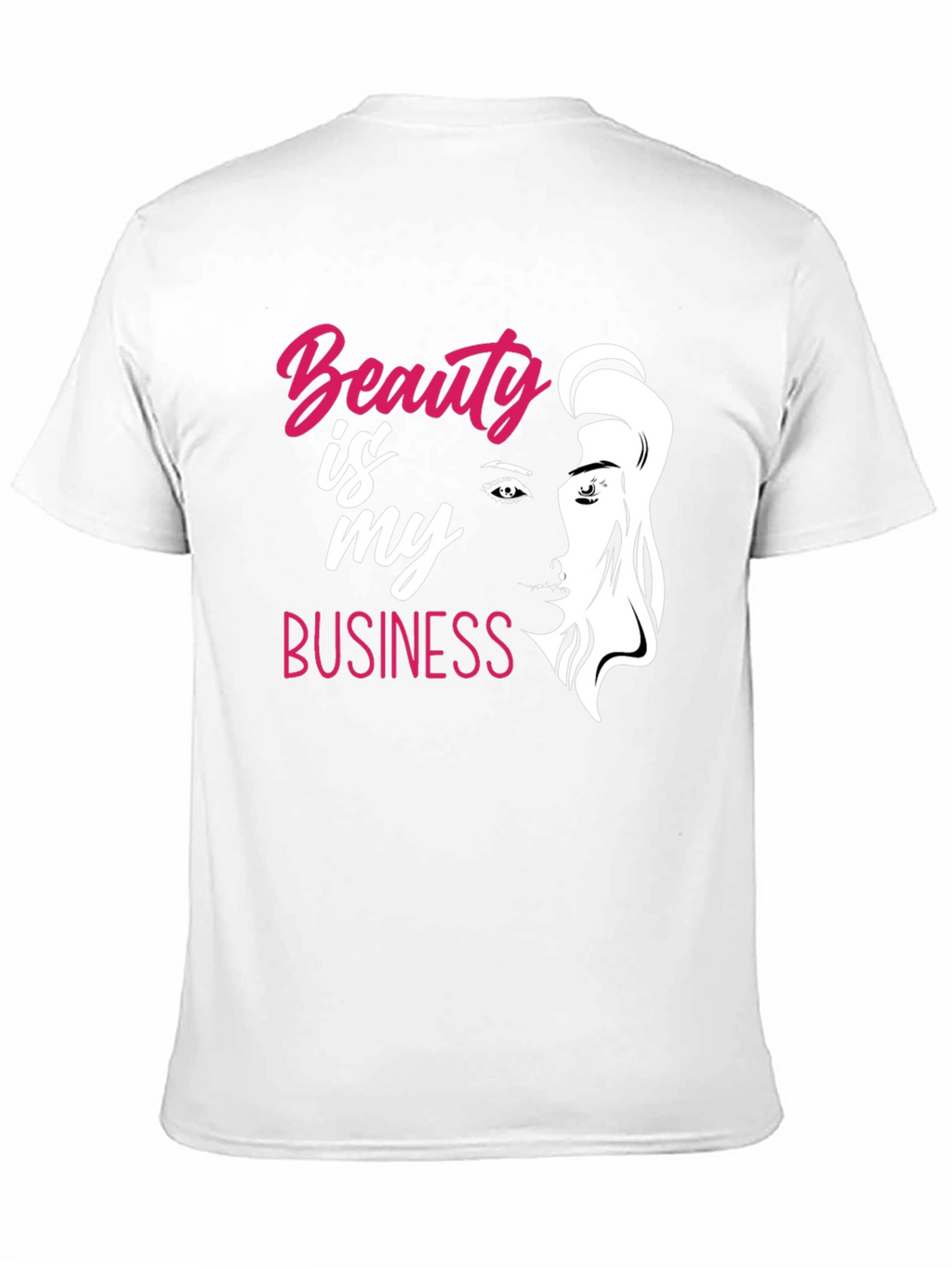 Beauty Is My Business Graphic T-Shirt - Black