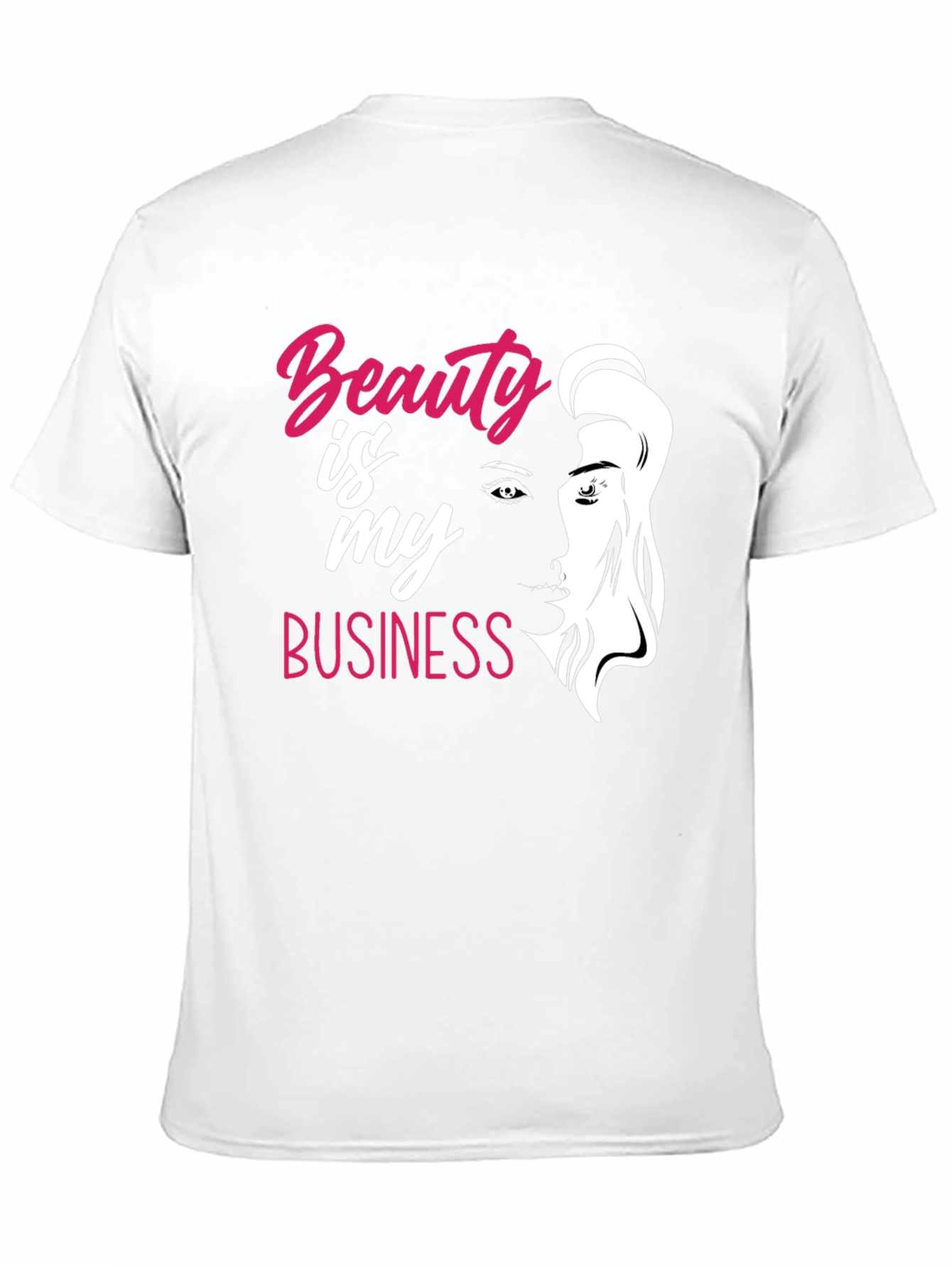 Beauty Is My Business Graphic T-Shirt - Black